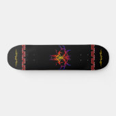 Farbige Tatto Design Skateboard (Horizontal)