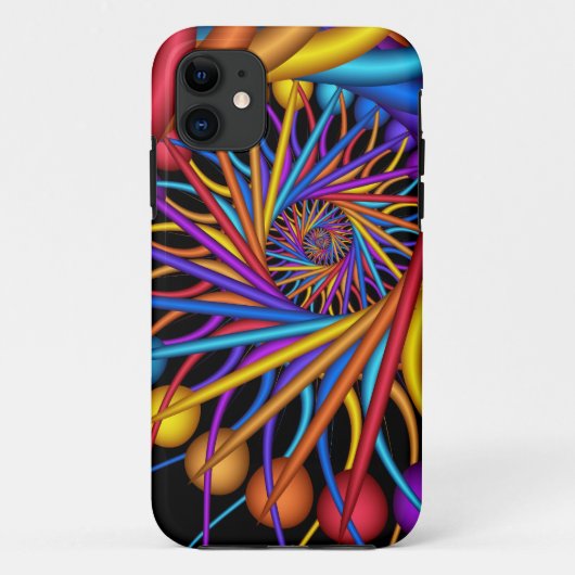 Farbige Tau-Tropfen, abstrakter iPhone 5 Fall Case-Mate iPhone Hülle (Rückseite)