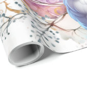 Farbige Taube Geschenkpapier (Rolleneckpunkt)
