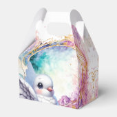 Farbige Taube Geschenkschachtel (Rückseite)