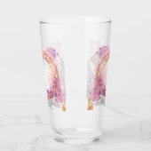 Farbige Taube Glas (Links)