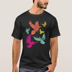 Farbige Taube Tier Taubenzüchter Vogel Taube T-Shirt