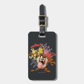 Farbige TAZ™ "Tantrum" Gepäckanhänger (Vorderseite vertikal)