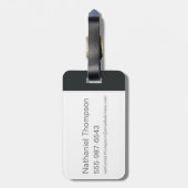 Farbige TAZ™ "Tantrum" Gepäckanhänger (Rückseite vertikal)