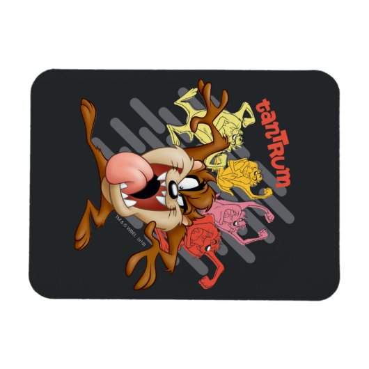 Farbige TAZ™ "Tantrum" Magnet (Horizontal)