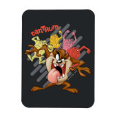 Farbige TAZ™ "Tantrum" Magnet (Vertikal)