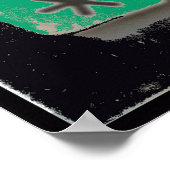 farbige Telefontasten Poster (Ecke)