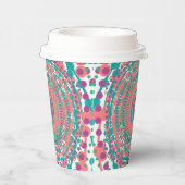 Farbige Teller Pappbecher (Rechts)