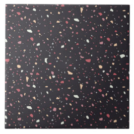 Farbige Terrazzo-Keramik Fliese