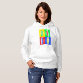 Farbige Teströhren Hoodie (Vorne ganz)