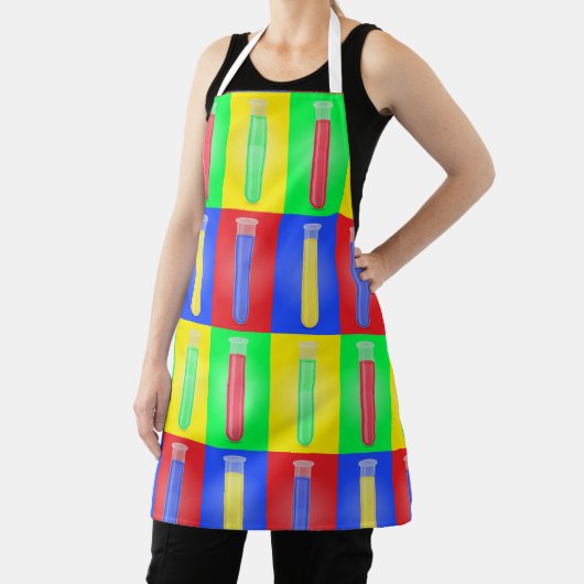 Farbige Teströhren Schürze (InSitu)