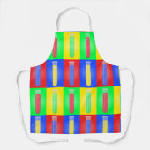Farbige Teströhren Schürze (Vorderseite)