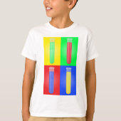 Farbige Teströhren T-Shirt (Vorderseite)
