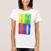 Farbige Teströhren T-Shirt (Vorderseite)