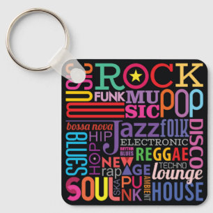 Farbige Textgestaltung Schlüsselanhänger