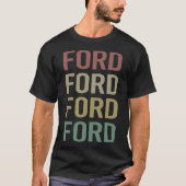 Farbige Textkunst - Ford T-Shirt (Vorderseite)