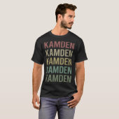 Farbige Textkunst - Kamdenname T-Shirt (Vorne ganz)