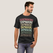Farbige Textsoap Seifenbildung T-Shirt (Vorne ganz)