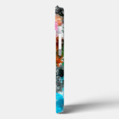 Farbige Textur Case-Mate iPhone Hülle (Rückseite / Links)