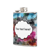 Farbige Textur Flachmann (Links)