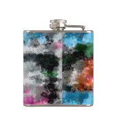 Farbige Textur Flachmann (Rückseite)