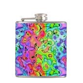 Farbige Textur Flachmann (Vorderseite)