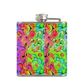 Farbige Textur Flachmann (Rückseite)