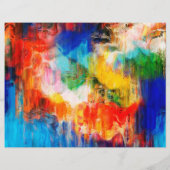 Farbige Textur Flyer (Hinten)