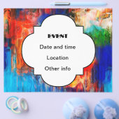 Farbige Textur Flyer (Einzeln)