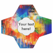 Farbige Textur Fußball (Flach)