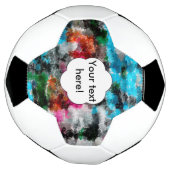 Farbige Textur Fußball (Gedreht)