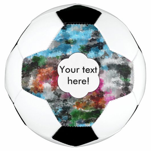 Farbige Textur Fußball (Vorderseite)