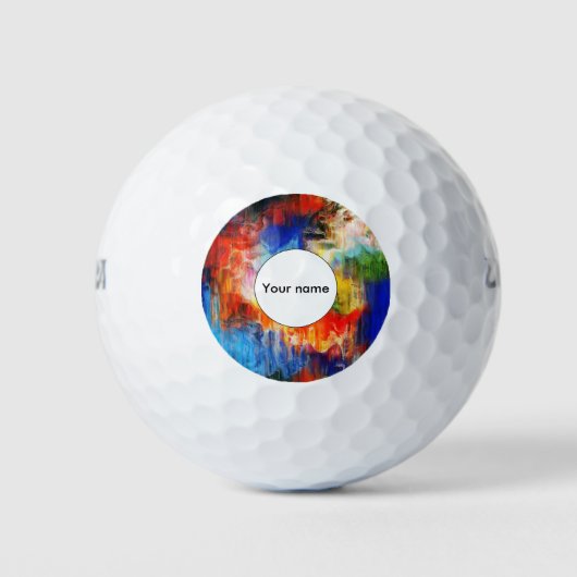 Farbige Textur Golfball (Vorderseite)