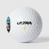 Farbige Textur Golfball (Logo)