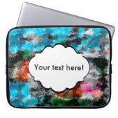 Farbige Textur Laptopschutzhülle (Vorderseite)