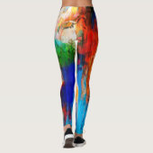 Farbige Textur Leggings (Rückseite)