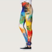 Farbige Textur Leggings (Links)