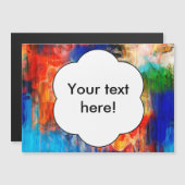 Farbige Textur Magnetkarte (Vorne/Hinten)