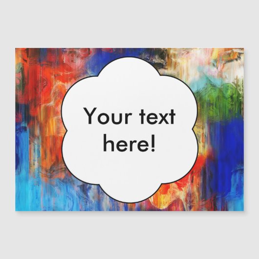 Farbige Textur Magnetkarte (Vorderseite)