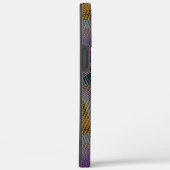 Farbige Textur mit kleinen chaotischen geometrisch Case-Mate iPhone Hülle (Rückseite / Rechts)