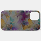 Farbige Textur mit kleinen chaotischen geometrisch Case-Mate iPhone Hülle (Rückseite (Horizontal))