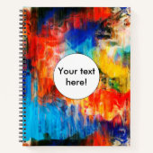 Farbige Textur Notizblock (Vorderseite)