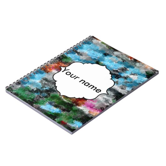 Farbige Textur Notizblock (Linke Seite)