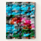 Farbige Textur Notizbuch (Rückseite)