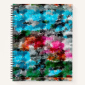 Farbige Textur Notizbuch (Vorderseite)
