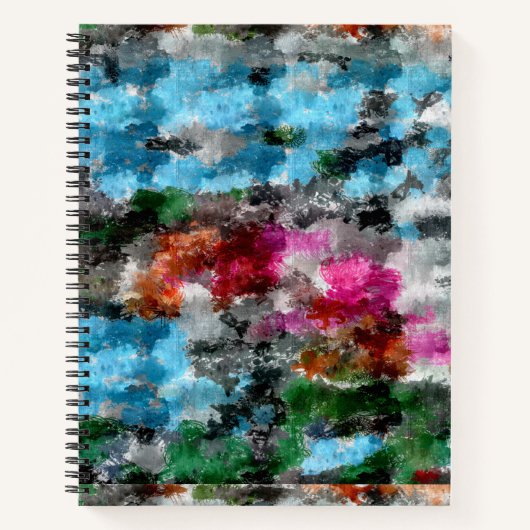 Farbige Textur Notizbuch (Vorderseite)