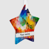 Farbige Textur Ornament (Vorderseite)