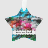 Farbige Textur Ornament (Rückseite)