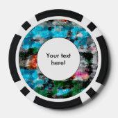 Farbige Textur Pokerchips (Rückseite)