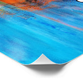 Farbige Textur Poster (Ecke)